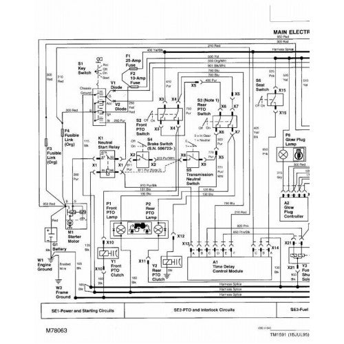 Technical Manual - John Deere 322,lawn And Garden Tractors Tm1591 – The 