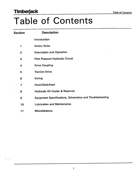 701548800 - JOHN DEERE 608 (608 SERIES) Forestry Tracked Feller Bunchers OPERATOR MANUAL