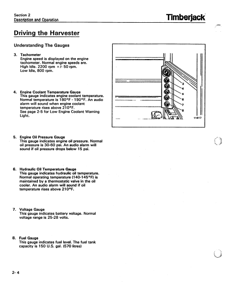 701548800 - JOHN DEERE 608 (608 SERIES) Forestry Tracked Feller Bunchers OPERATOR MANUAL