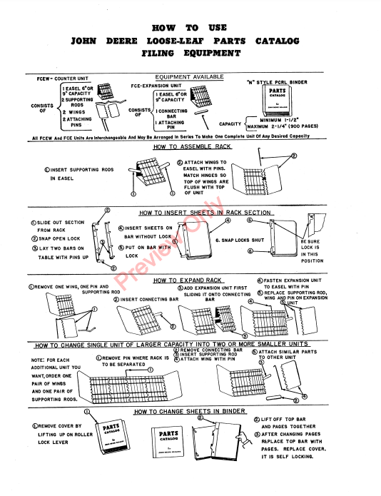 JOHN DEERE SEMI-INTEGRAL DISK TILLERS - M7, MT7, M8, MT8 SERIES PC328 - PARTS CATALOG MANUAL