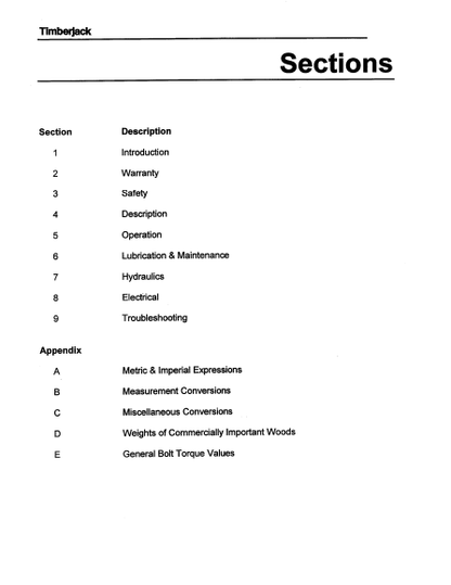 F304595 - JOHN DEERE 4500 (SERIES) Forestry Delimber OPERATOR MANUAL