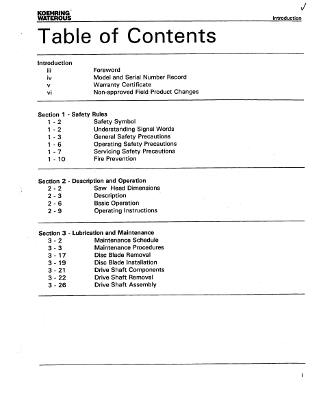 F276732 - JOHN DEERE 20 INCH (INCH SERIES) Forestry Dtt Disc Saw Felling Head OPERATOR MANUAL