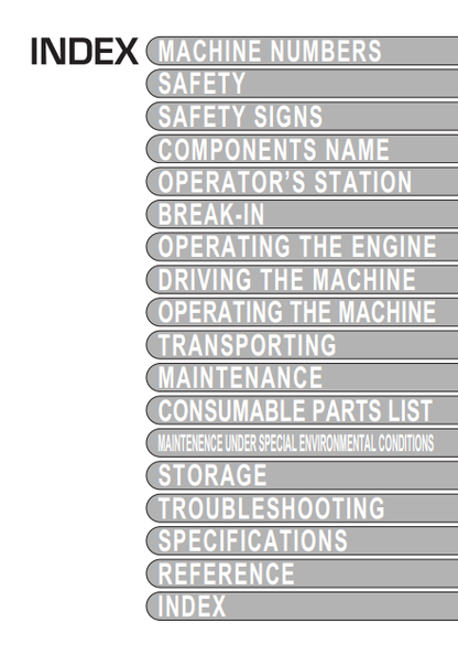 EM1M722 - JOHN DEERE ZAXIS27U-2,ZAXIS30U-2,ZAXIS35U-2,ZAXIS40U-2,ZAXIS50U-2 (ZAXIS-2 SERIES) Hitachi Excavators OPERATOR MANUAL