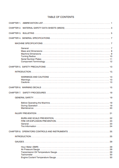 OPERATOR MANUAL - JOHN DEERE B30B (B SERIES) Construction Articulated Dump Trucks OMT870968