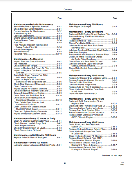 OPERATOR MANUAL - JOHN DEERE 644 G (0) Construction Loader OMT471622X019