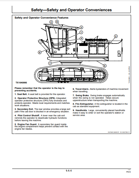 OPERATOR MANUAL - JOHN DEERE ZAXIS290F-3 (ZAXIS-3 SERIES) Hitachi Processor OMT231473