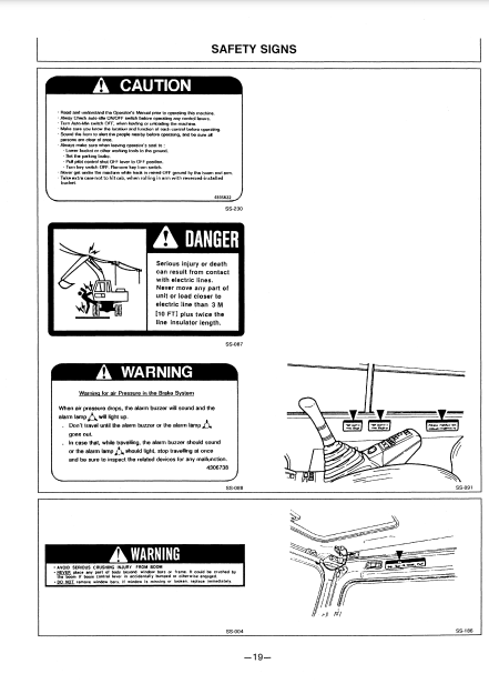 OPERATOR MANUAL - JOHN DEERE EX60WD-2 (EX-2 SERIES) HITACHI EXCAVATOR EM10R12