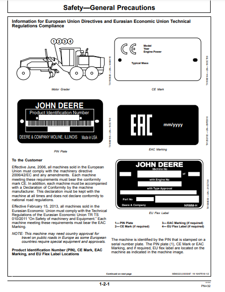 OPERATOR MANUAL - JOHN DEERE 700K CONSTRUCTION CRAWLER DOZER OMT355957X19