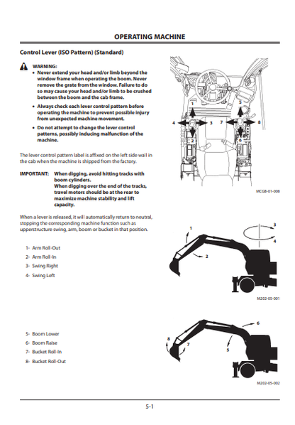 EMCGBEN14MD - JOHN DEERE ZAXIS190W-3,ZAXIS210W-3 (ZAXIS-3 SERIES) Hitachi Excavators OPERATOR MANUAL