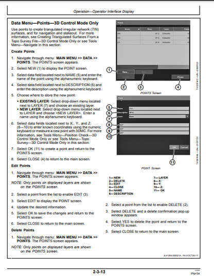 OPERATOR MANUAL - JOHN DEERE SMARTGRADE,210G,210GLC,350GLC,470GLC Forestry Excavator OMT443615X019