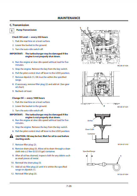 EMCGBEN14MD - JOHN DEERE ZAXIS190W-3,ZAXIS210W-3 (ZAXIS-3 SERIES) Hitachi Excavators OPERATOR MANUAL