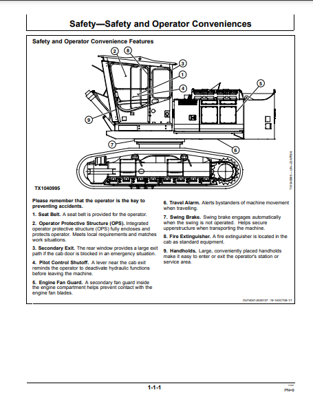 OPERATOR MANUAL - JOHN DEERE ZAXIS240F-3 (ZAXIS-3 SERIES) Hitachi Processor OMT231461