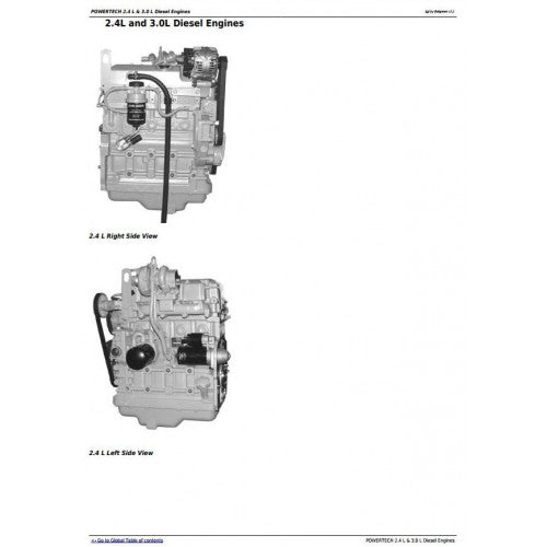 TECHNICAL SERVICE MANUAL - POWERTECH 4024 2.4 L & 5030 3.0 L DIESEL ENGINES CTM301 