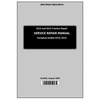 SERVICE REPAIR TECHNICAL MANUAL - JOHN DEERE TRACTORS 6515 (EUROPEAN) TM4645