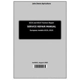 SERVICE REPAIR TECHNICAL MANUAL - JOHN DEERE TRACTORS 6515 (EUROPEAN) TM4645