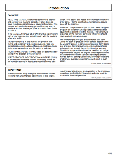 OPERATOR MANUAL - JOHN DEERE 470GLC CONSTRUCTION EXCAVATORS OMT377205X19_34