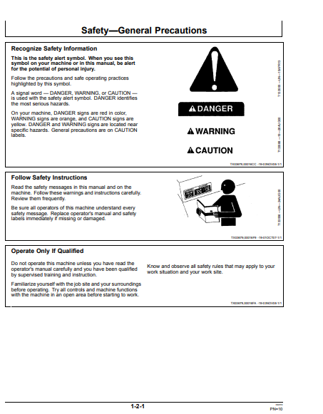 OPERATOR MANUAL - JOHN DEERE 950C (C SERIES)  Construction Crawler Loader OMT190736