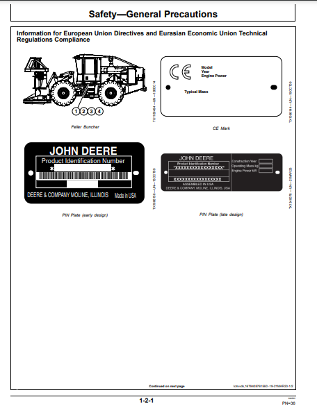 OPERATOR MANUAL - JOHN DEERE 643L-II FORESTRY WHEELED FELLER BUNCHER OMT412052X19