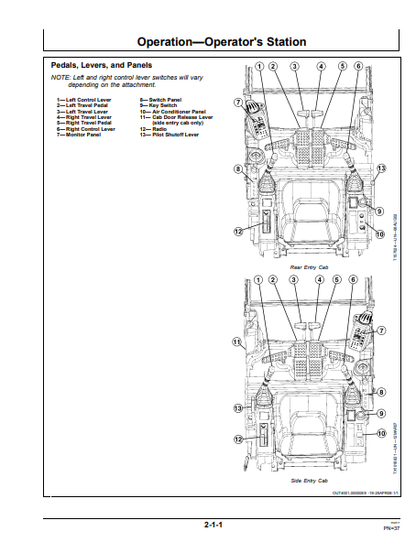 OMT231395 - JOHN DEERE 2954D (D SERIES) Forestry Loggers OPERATOR MANUAL