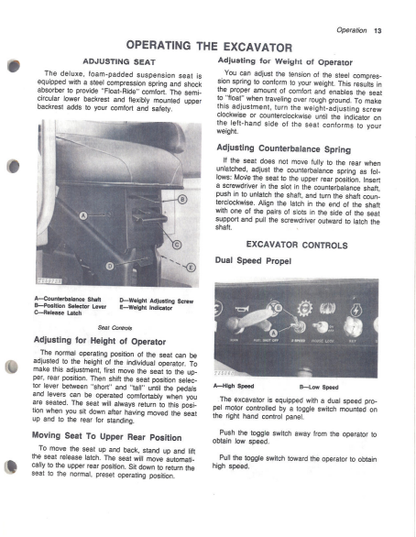 OMT53764- JOHN DEERE 690B (B SERIES) Construction Excavators OPERATOR MANUAL