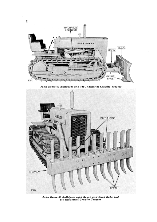 OPERATOR MANUAL - JOHN DEERE 62 (SERIES)  Construction Crawlers OMU11504_