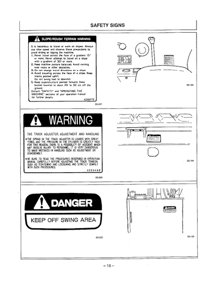 OPERATOR MANUAL - JOHN DEERE EX50UR (EX-SERIES) Hitachi Excavator EM10E12