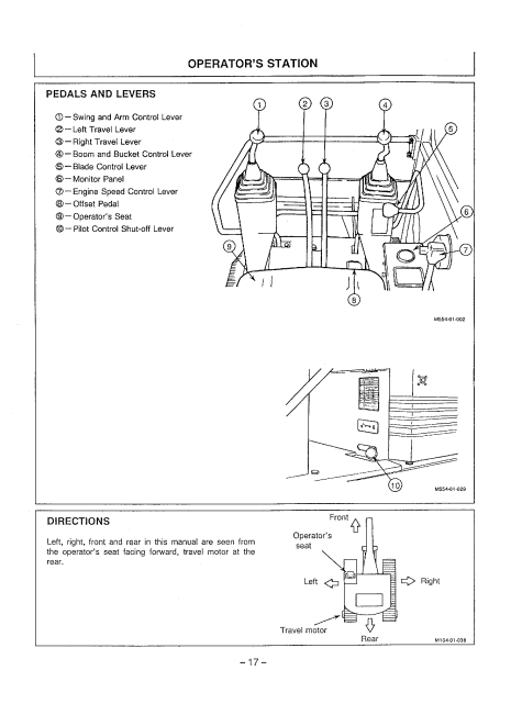 OPERATOR MANUAL - JOHN DEERE EX50UR (EX-SERIES) Hitachi Excavator EM10E12