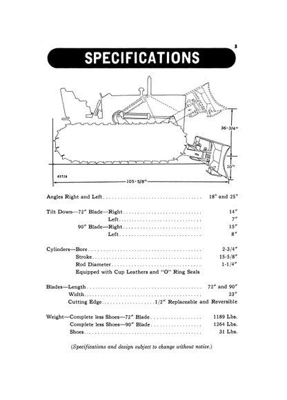 OPERATOR MANUAL - JOHN DEERE 62 (SERIES)  Construction Crawlers OMU11504_