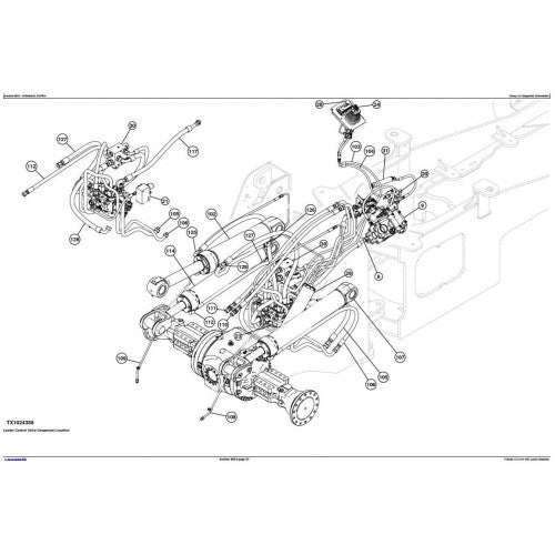  DIAGNOSTIC, OPERATION AND TEST SERVICE MANUAL - JOHN DEERE 724J (SN. 611219-) 4WD LOADER TM10232 