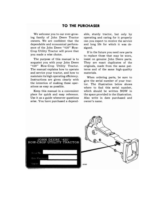 JOHN DEERE 860B (B SERIES) Construction Scrapers OPERATOR MANUAL -  OMT58805_