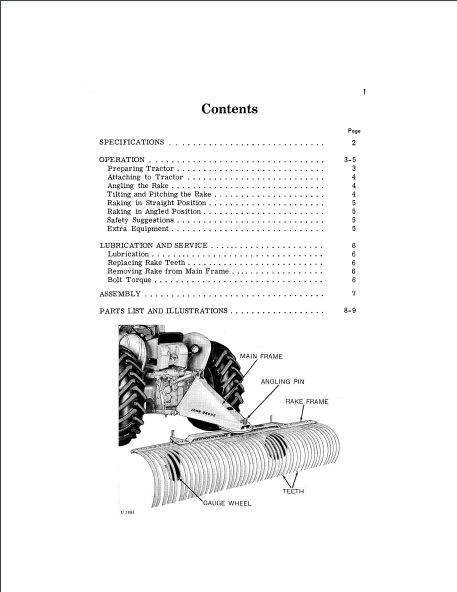 OMU14269 - JOHN DEERE 250 LR Construction Attachments OPERATOR MANUAL