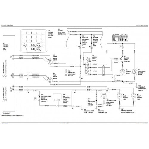 DIAGNOSTIC SERVICE MANUAL - JOHN DEERE 624K 4WD LOADER (SN.642635-658064) W.ENGINE 6068HDW78 TM12101 