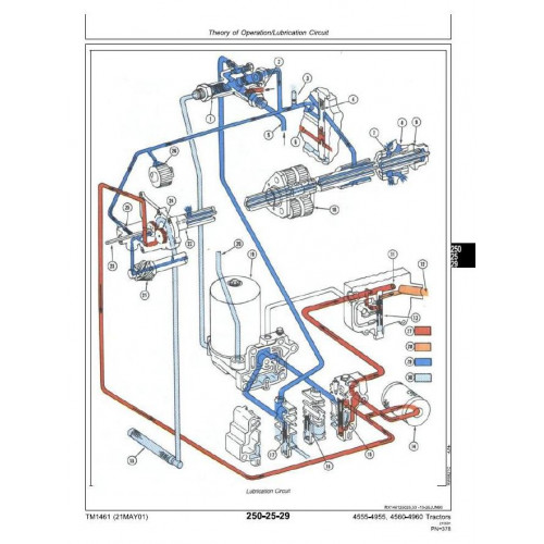 TM1461 - JOHN DEERE 4555, 4560, 4755, 4760, 4955, 4960 TRACTORS