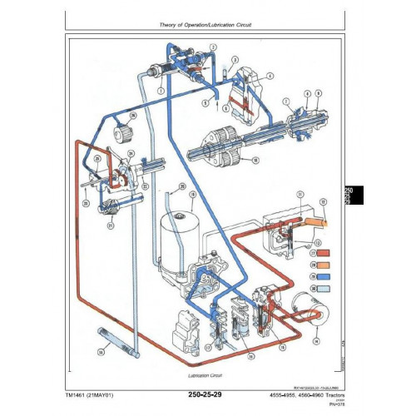 TM1461 - JOHN DEERE 4555, 4560, 4755, 4760, 4955, 4960 TRACTORS