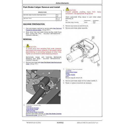 REPAIR TECHNICAL MANUAL-JOHN DEERE 260E ARTICULATED DUMP TRUCK (SN. D677827-) (TM13844X19)