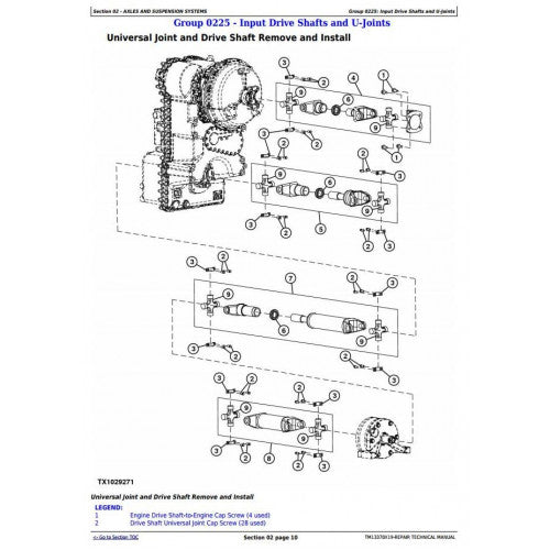 SERVICE REPAIR TECHNICAL MANUAL -  JOHN DEERE 444K 4WD LOADER (SN. FROM D670308) TM13370X19 