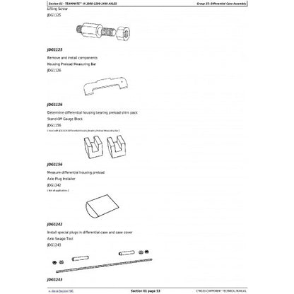 TECHNICAL MANUAL -  JOHN DEERE TEAMMATE III 1000, 1200 AND 1400 SERIES INBOARD PLANETARY AXLES CTM150 