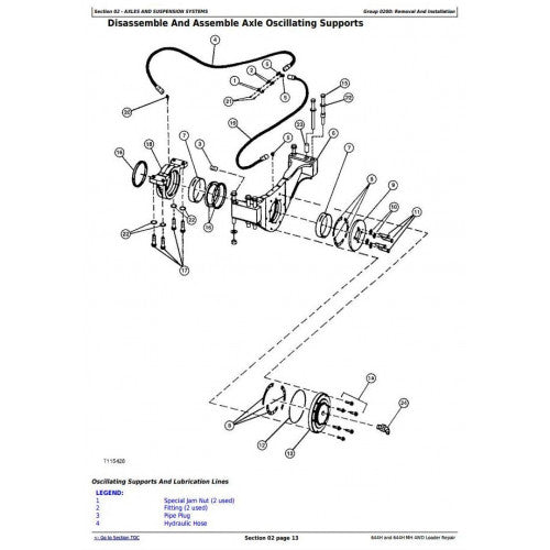 DIAGNOSTIC AND TEST SERVICE MANUAL - JOHN DEERE 644H 4WD LOADER AND 644H MH MATERIAL HANDLER TM1638