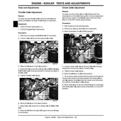 TECHNICAL SERVICE MANUAL -  JOHN DEERE GT235E,L&G TRACTORS TM1756 