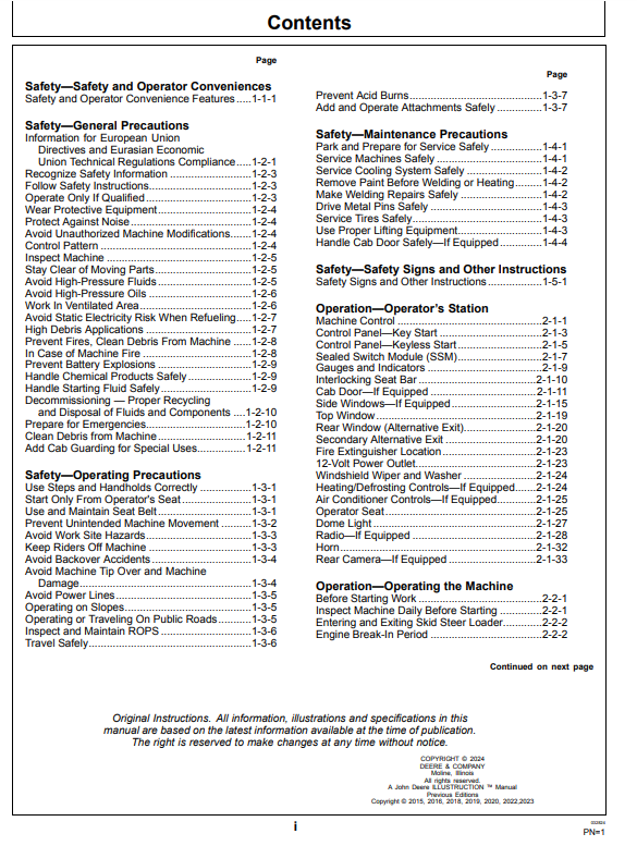 OPERATOR MANUAL - JOHN DEERE 320 P Construction Backhoe Loaders - OMT497122X019_34