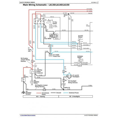 TECHNICAL SERVICE MANUAL - JOHN DEERE LA100, LA110, LA120, LA130, LA140, LA150 RIDING LAWN TRACTORS TM2371 