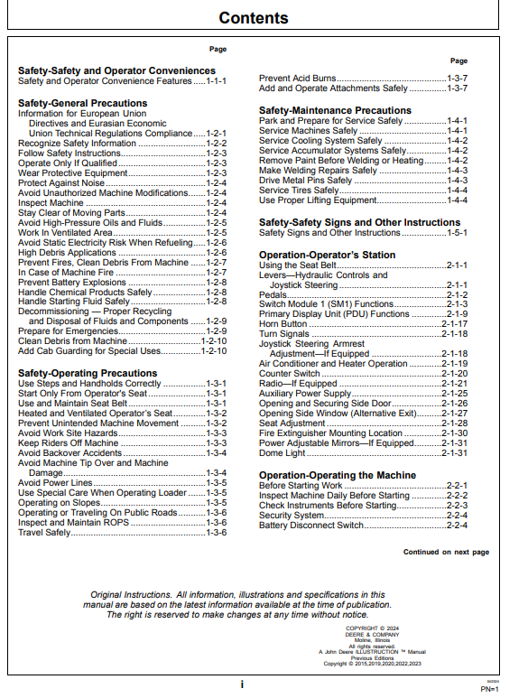 OPERATOR MANUAL - JOHN DEERE 640L-II, 648L-II, 748L-II, 848L-II, 948L-II Forestry Skidders - OMT412049X19_64