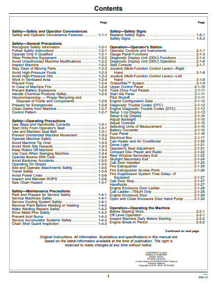 OPERATOR MANUAL - JOHN DEERE 670G, 670GP, 672G, 672GP (G SERIES) Construction Loaders- OMT262270_24