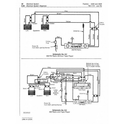 TM1172 - JOHN DEERE 4430 (SN.033109-), 4630 (SN.011717-)