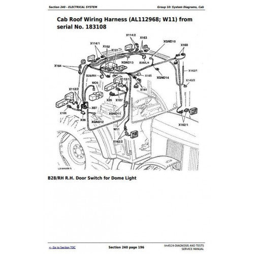 DIAGNOSTIC & TESTS MANUAL - JOHN DEERE TRACTORS 6400,TM4524 