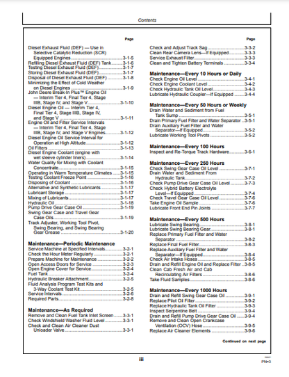 OPERATOR MANUAL - JOHN DEERE 380GLC (G SERIES) Construction Excavator OMT351367X19