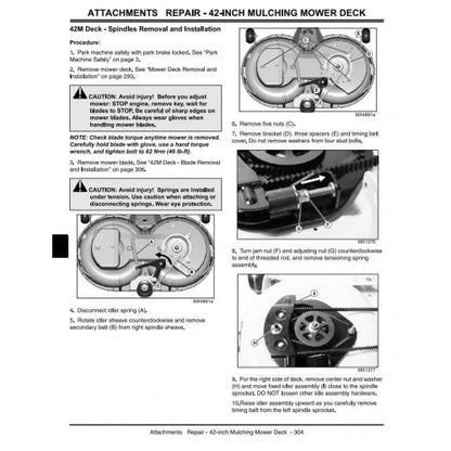 TECHNICAL SERVICE MANUAL -  JOHN DEERE SST15, SST16, SST18 SPIN-STEER LAWN TRACTORS  TM1908 