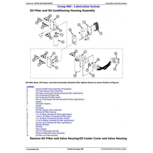 COMPONENT TECHNICAL MANUAL - JOHN DEERE POWERTECH 10.5L (6105) & 12.5L (6125) DIESEL BASE ENGINE CTM100 