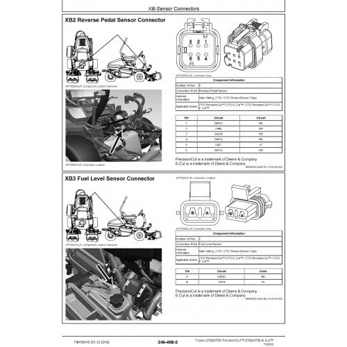 TECHNICAL MANUAL - JOHN DEERE 2700, 2750 PRECISIONCUT AND E-CUT HYBRID RIDING GREENS MOWER TM159419