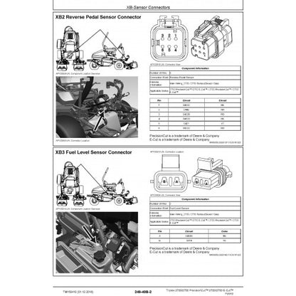 TECHNICAL MANUAL - JOHN DEERE 2700, 2750 PRECISIONCUT AND E-CUT HYBRID RIDING GREENS MOWER TM159419